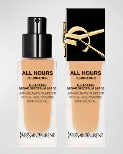 Saint Laurent 0.85 Oz. All Hours Luminous Matte Foundation In Lw8