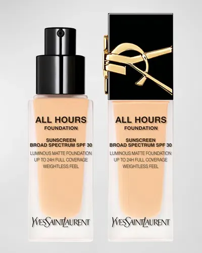 Saint Laurent 0.85 Oz. All Hours Luminous Matte Foundation In Ln4