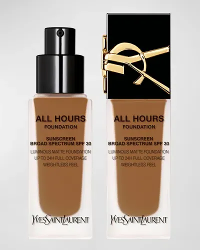 Saint Laurent 0.85 Oz. All Hours Luminous Matte Foundation In Dn5