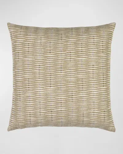 Elaine Smith Intertwine Indoor/outdoor Pillow, 20" Square In Sand