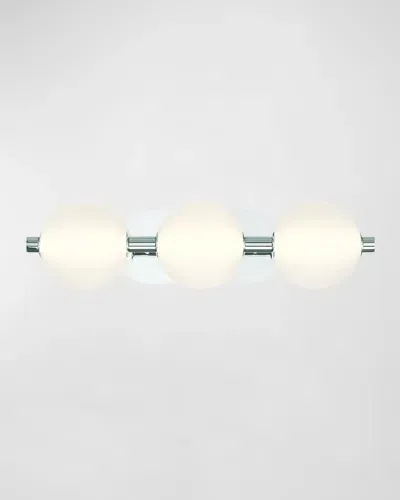 Eurofase Palmas 3-light Led Golden Vanity In Nickel