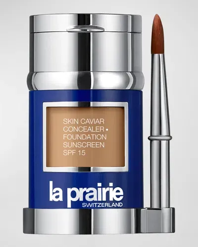 La Prairie Skin Caviar Concealer + Foundation Spf 15, 1 Oz. In Warm Cinnamon