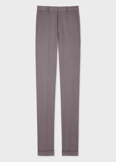 Paul Smith Slim-fit Ash Grey Cotton-stretch Chinos