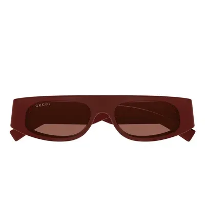 Gucci Eyewear Sunglasses In Red