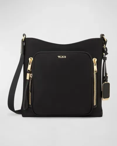 Tumi Tyler Crossbody Bag In Black/gold