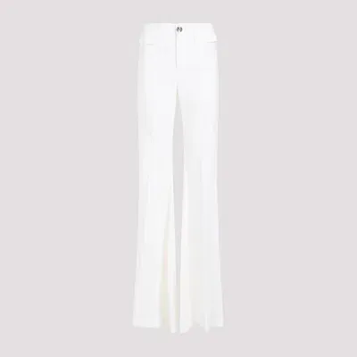 Giambattista Valli White Ivory Flared Pants