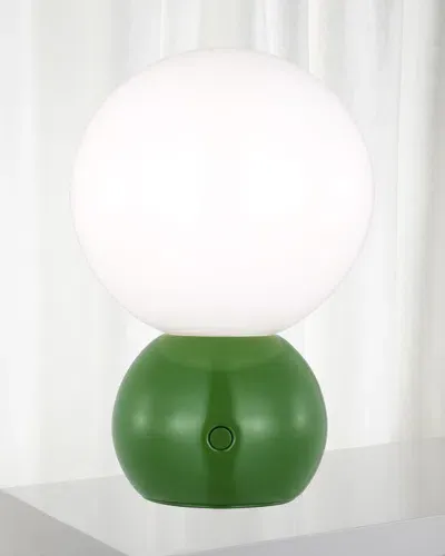 Visual Comfort Studio Suki Portable Mini Table Lamp By Kate Spade New York In Green