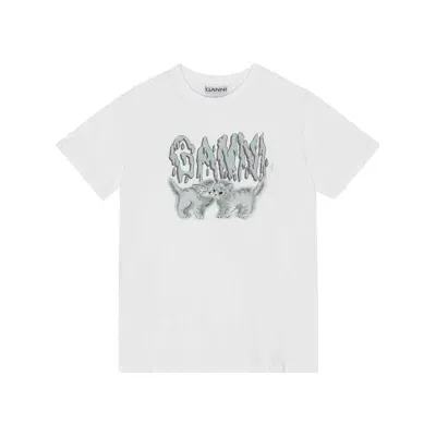 Ganni T-shirts In White