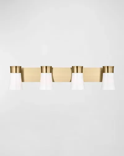 Visual Comfort Studio Roy 4-light Vanity By Drew & Jonathan In Satin Brass