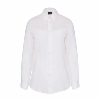 Gucci Ivory Classic Silk Shirt