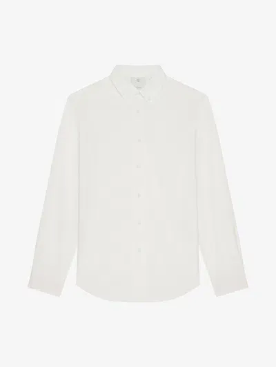 Givenchy Chemise En Coton Seersucker In Neutral