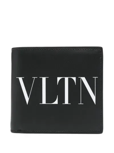 Valentino Garavani Logo Printed Bi In Black