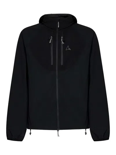 Roa Windbreaker Jacket In Black