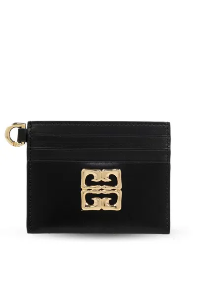 Givenchy 4g Plaque Cardholder In Black