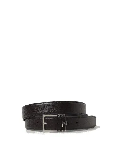 Tod's T Logo Buckled Belt Tods In Brown