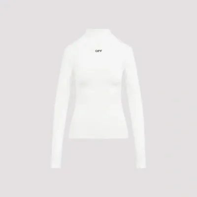 Off-white Off Stamp Sec Skin Sweater In White