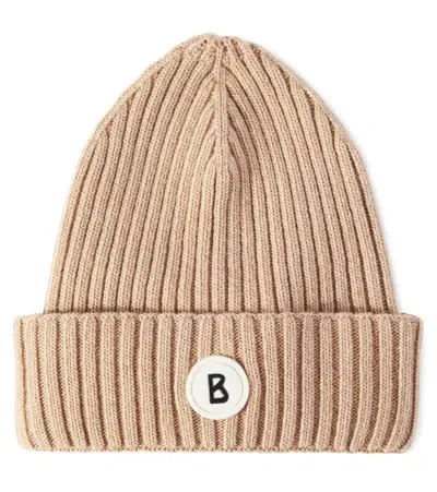 Bogner Kids' Enyo Embroidered Beanie In Neutral