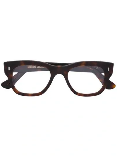 Cutler And Gross Square Frame Glasses In Black