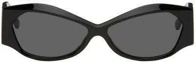 A Better Feeling Black Alka Sunglasses In Black + Black