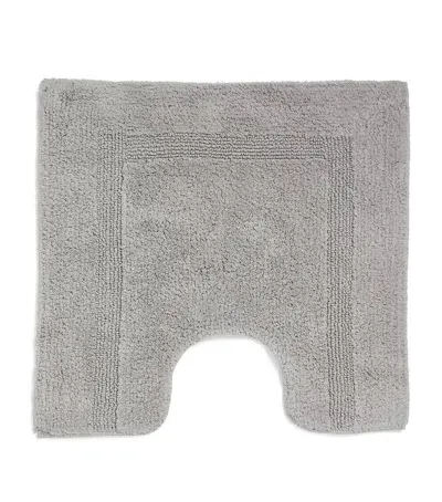 Abyss & Habidecor Cotton Reversible Pedestal Bath Mat In Gray