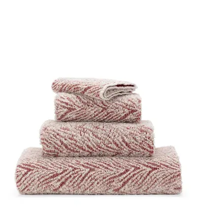 Abyss & Habidecor Egyptian Cotton Vasco Bath Towel In Pink