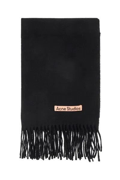 Acne Studios Cashmere Scarf For Women Men In Black