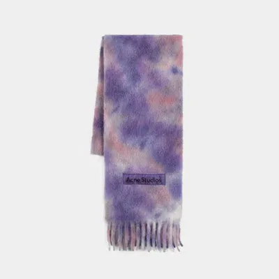 Acne Studios Fn Ux Scar000290 Scarf In Purple