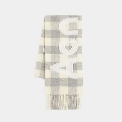 Acne Studios Fn Ux Scar000397 Scarf In Grey