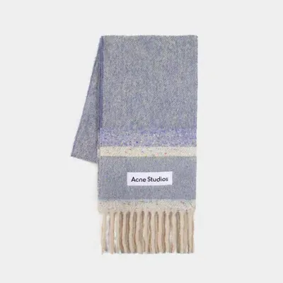 Acne Studios Fn Ux Scar000400 Scarf In Blue