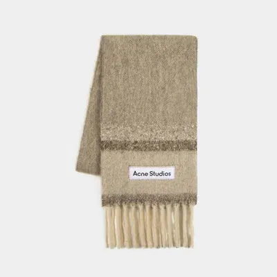 Acne Studios Fn Ux Scar000400 Scarf In Brown