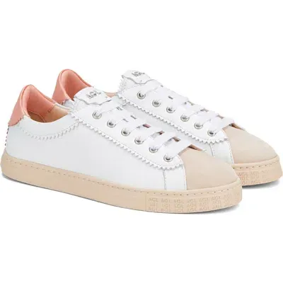 Agl Attilio Giusti Leombruni Agl Sade Spring Leather Sneaker In Rosa