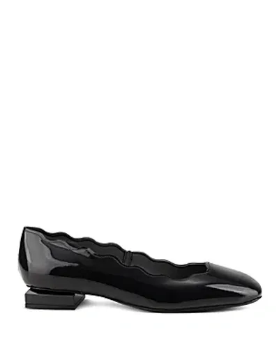 Agl Attilio Giusti Leombruni Women's Angie L Wave Square Toe Pumps In Nero