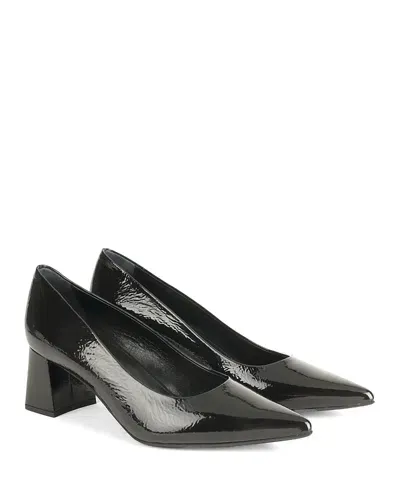 Agl Attilio Giusti Leombruni Women's Tracy Patent Pointed Toe Pumps In Nero