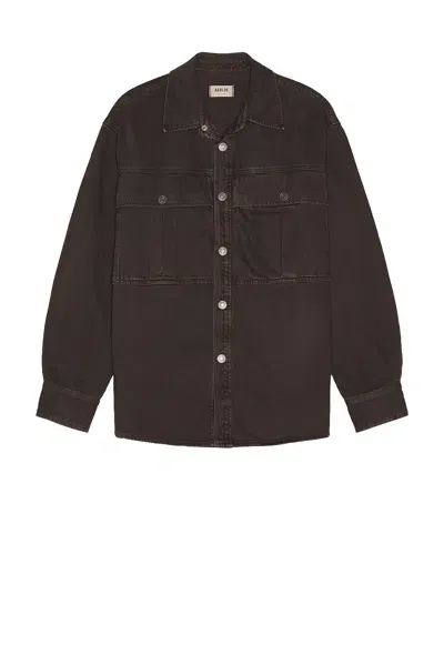 Agolde Axel Shirt In Umber