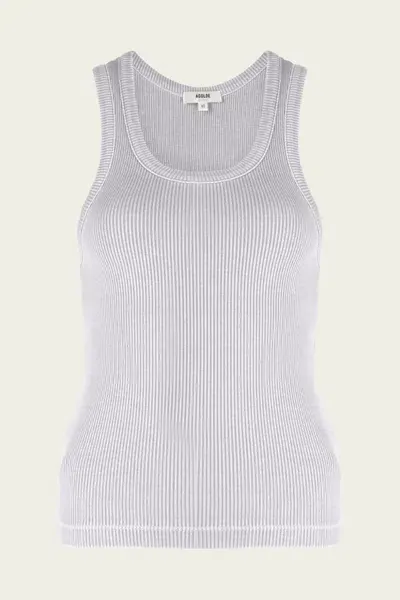 Agolde Poppy Scoop Neck Tank In Flake In Neutral