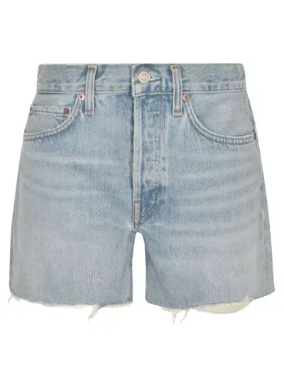 Agolde Shorts In Gray