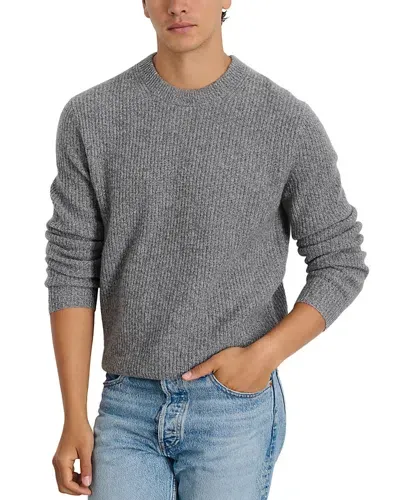 Alex Mill Jordan Crewneck Cashmere Sweater In Marled Heather Gray