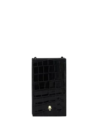 Alexander Mcqueen Phone Case In Black