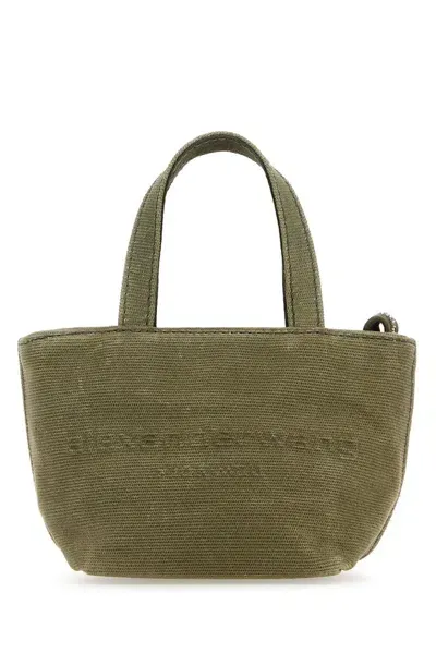 Alexander Wang Punch Mini Tote Bag In Green