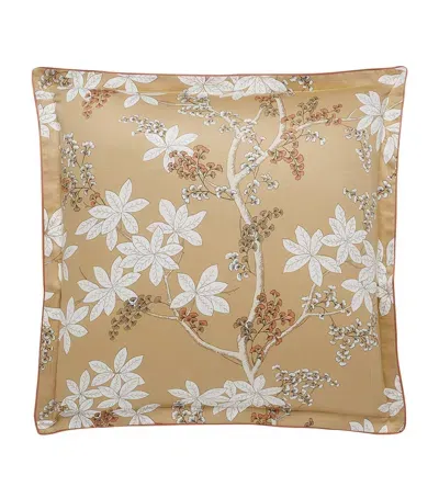 Alexandre Turpault Légende Square Pillowcase In Brown