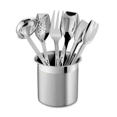 All-clad All Clad Stainless Steel Cook & Serve 6-piece Tool Set In Metallic