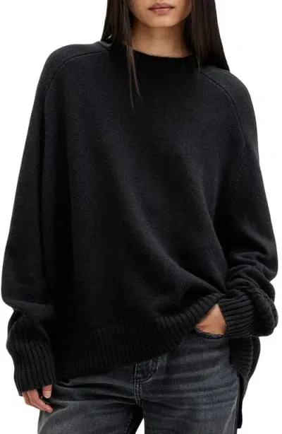 Allsaints Cashmere-wool Ines Sweater In Black