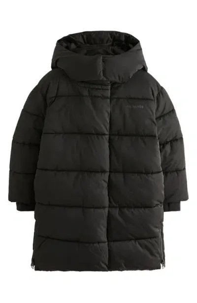 Allsaints Sm By  Kids' Longline Padded Coat In Black