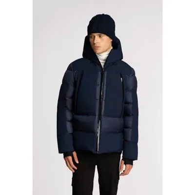 Alpenhaus Barren Heavyweight Multi-tone Puffer With Semi-lustrous Finish In Midnight