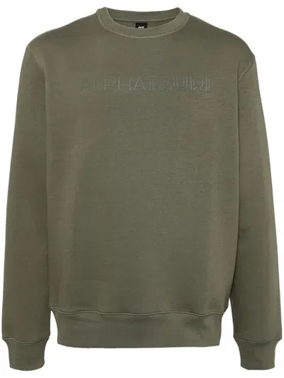 Alpha Tauri Signature Logo Sweatshirt In Green