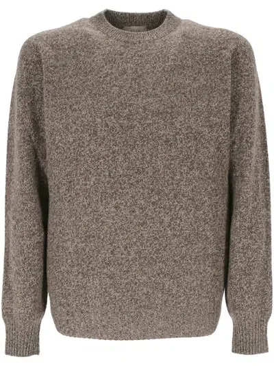 Altea Slim-fit Alpaca-blend Sweater In Mou