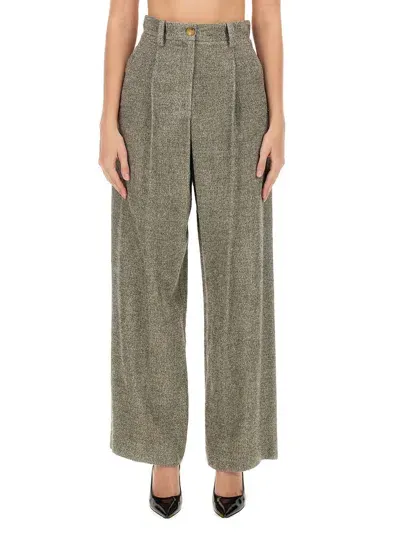 Alysi Palazzo Pants In Grey