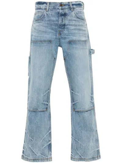 Amiri Carpenter Straight-leg Jeans In Blue