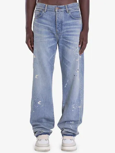 Amiri Painter Straight Jeans In Blue