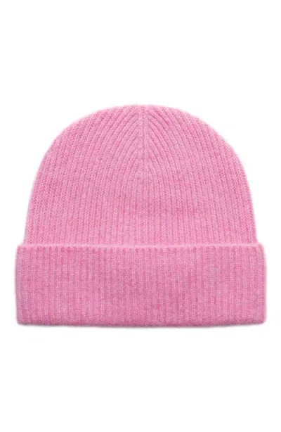 & Other Stories Cashmere Cuffed Beanie In Pink